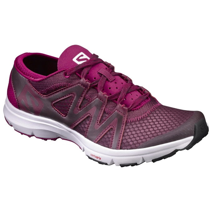 Salomon Singapore Womens Water Shoe - CROSSAMPHIBIAN SWIFT W Purple | 63751-RHBQ